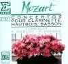 Mozart : J. Lancelot / P. Pierlot, P. Hongne - Concertos Pour Clarinette, Hautbois, Basson (CD)
